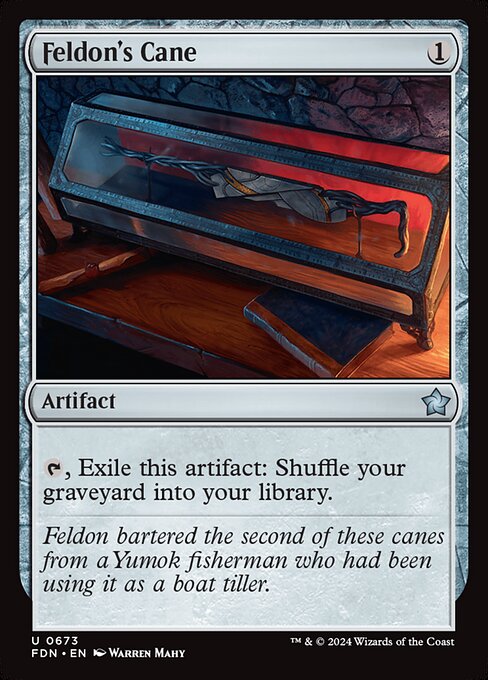Feldon's Cane (FDN) — Nonfoil