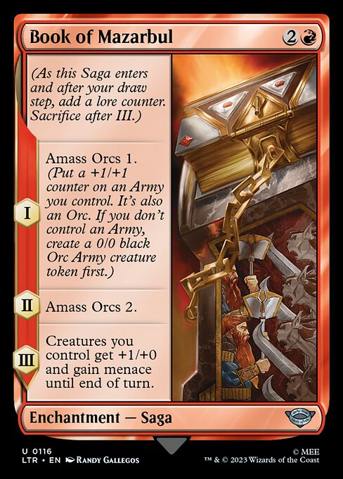 Book of Mazarbul (LTR) — Nonfoil