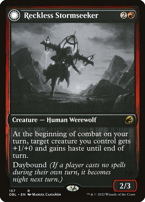 Reckless Stormseeker // Storm-Charged Slasher (DBL) — Nonfoil