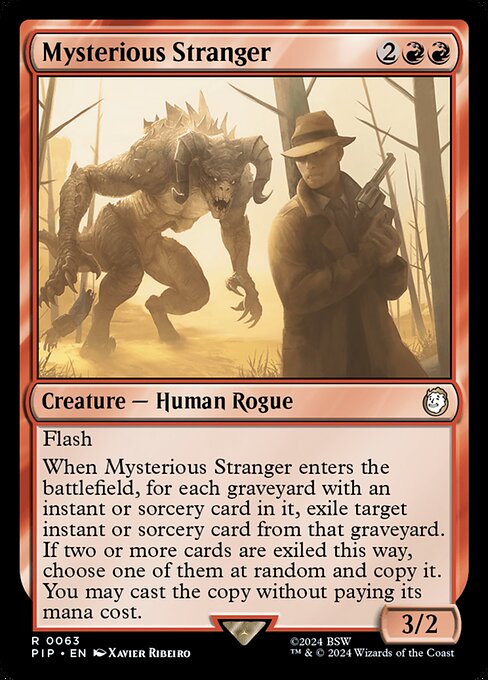 Mysterious Stranger (PIP) — Nonfoil