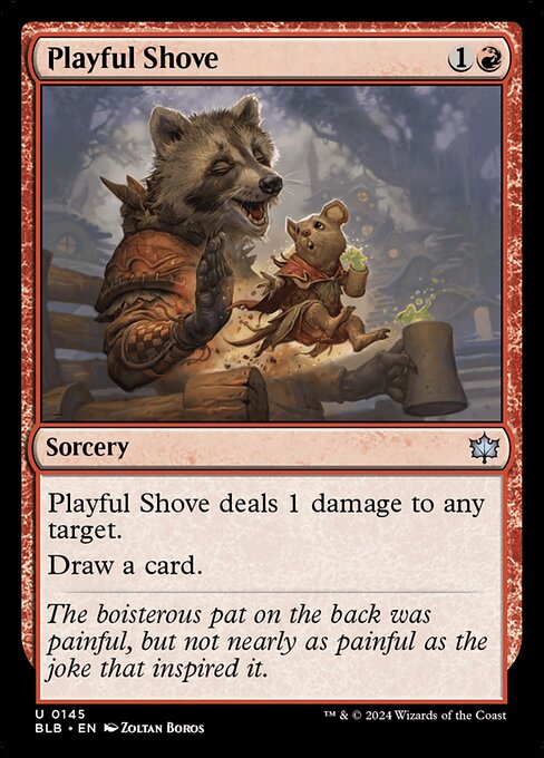 Playful Shove (BLB) — Foil