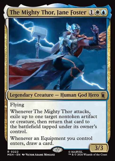 The Mighty Thor, Jane Foster (MSH) — Nonfoil