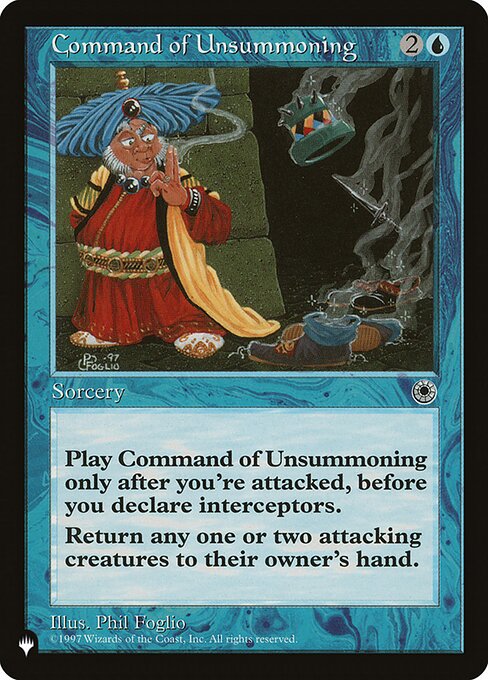 Command of Unsummoning (PLST) — Nonfoil