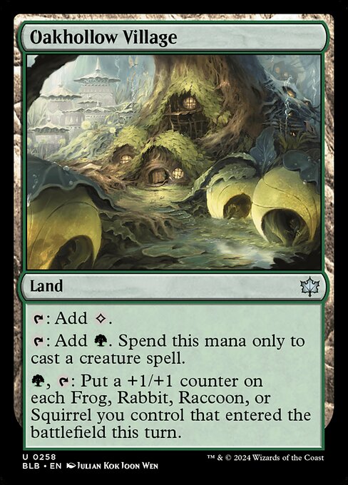 Oakhollow Village (BLB) — Foil