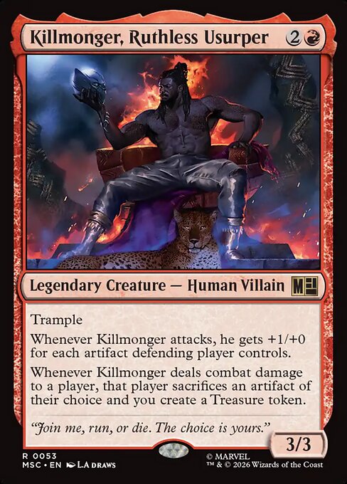Killmonger, Ruthless Usurper (MSC) — Nonfoil