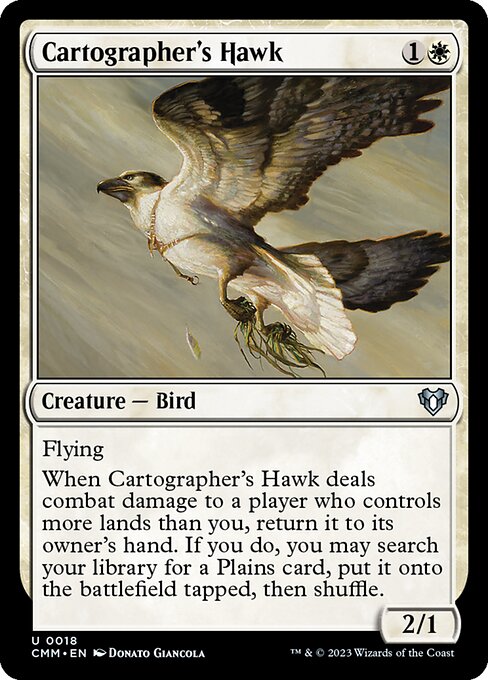 Cartographer's Hawk (CMM) — Nonfoil