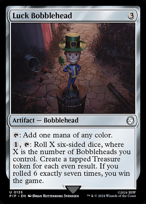 Luck Bobblehead (PIP) — Nonfoil