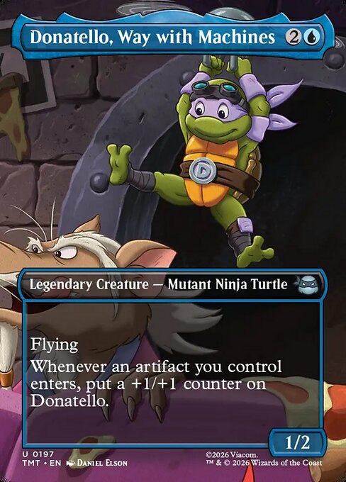 Donatello, Way with Machines (TMT) — Nonfoil