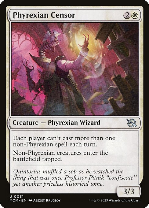 Phyrexian Censor (MOM) — Nonfoil