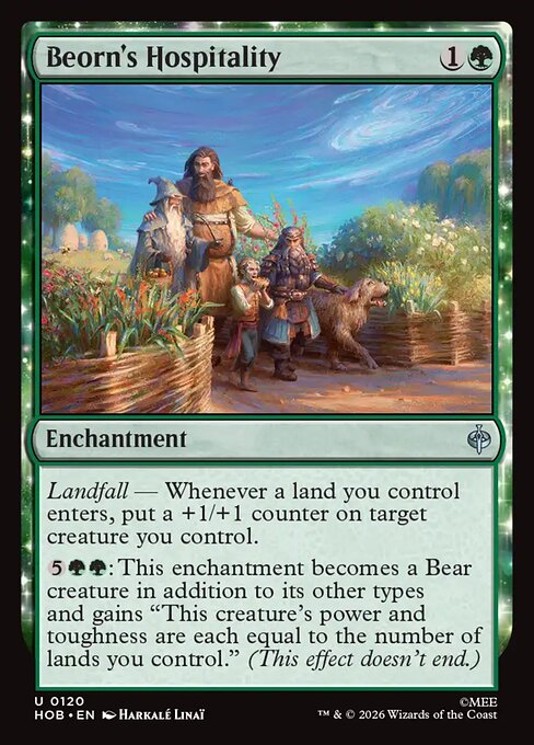 Beorn's Hospitality (HOB) — Nonfoil