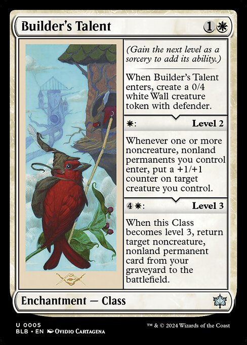 Builder's Talent (BLB) — Nonfoil