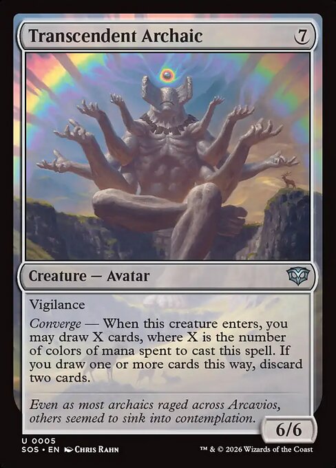 Transcendent Archaic (SOS) — Foil
