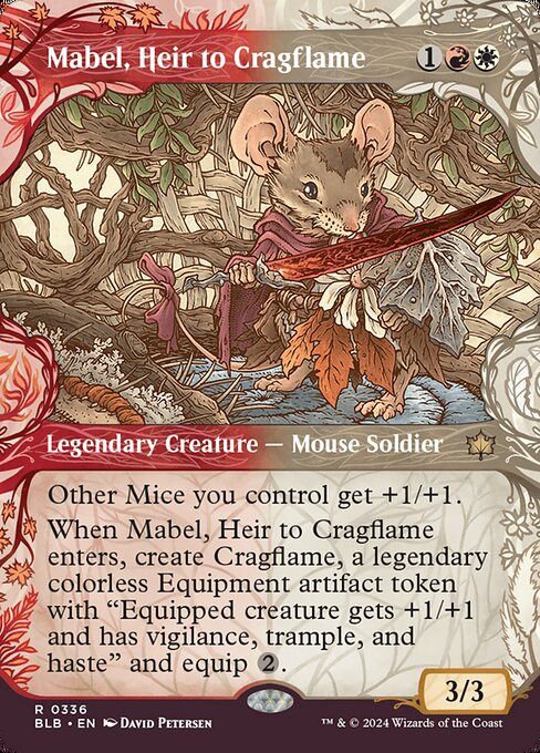Mabel, Heir to Cragflame (BLB) — Nonfoil