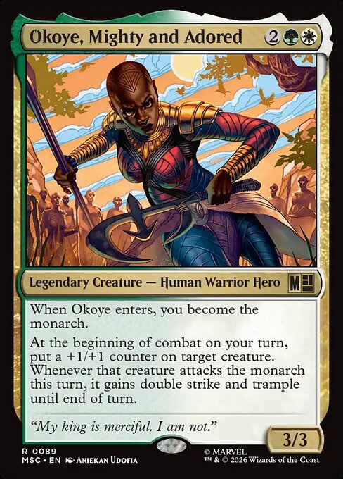 Okoye, Mighty and Adored (MSC) — Nonfoil