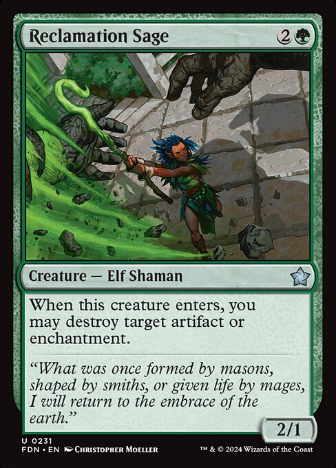 Reclamation Sage (FDN) — Nonfoil