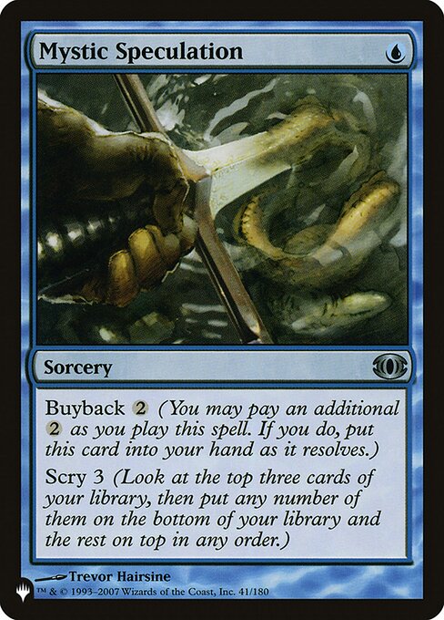 Mystic Speculation (PLST) — Nonfoil
