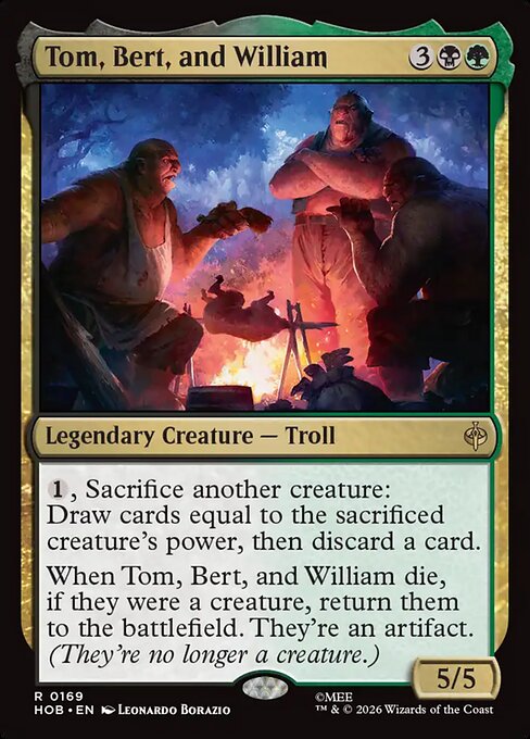 Tom, Bert, and William (HOB) — Nonfoil