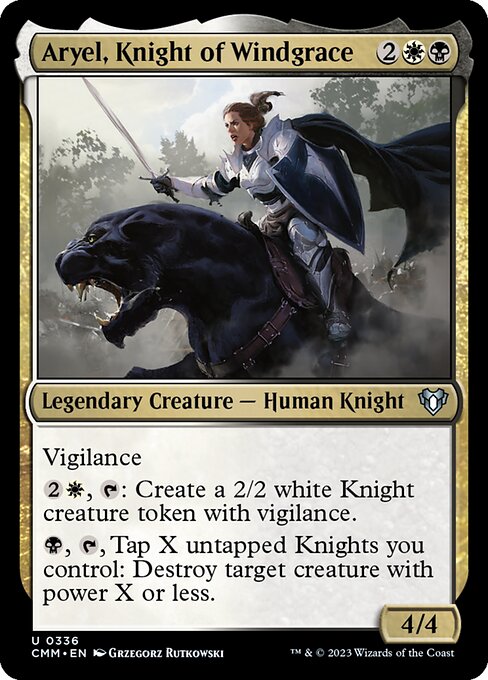 Aryel, Knight of Windgrace (CMM) — Nonfoil