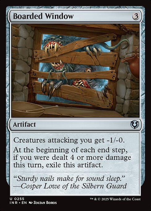 Boarded Window (INR) — Nonfoil