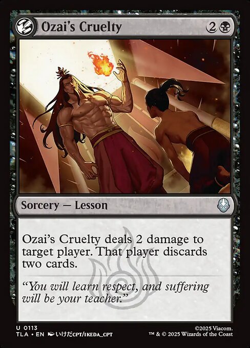 Ozai's Cruelty (TLA) — Nonfoil