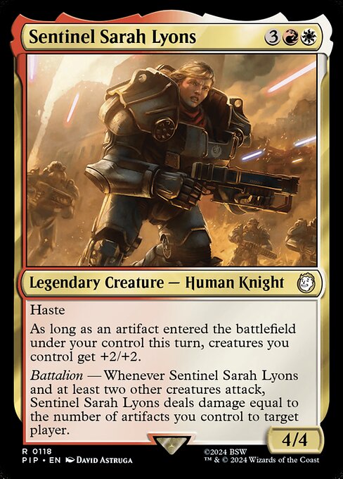 Sentinel Sarah Lyons (PIP) — Nonfoil