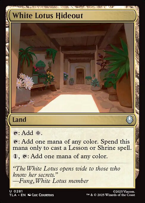 White Lotus Hideout (TLA) — Nonfoil