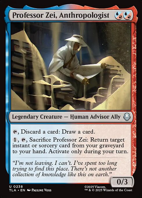 Professor Zei, Anthropologist (TLA) — Nonfoil