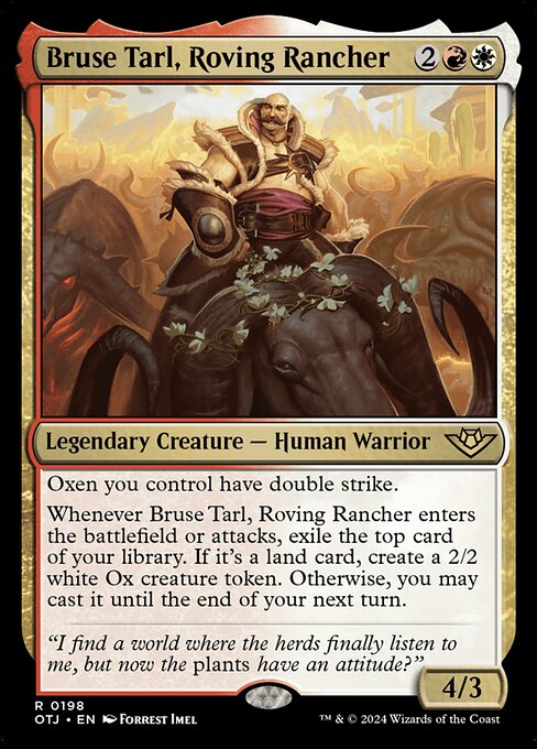 Bruse Tarl, Roving Rancher (OTJ) — Nonfoil