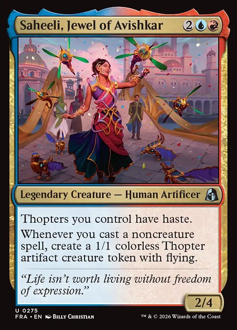 Saheeli, Jewel of Avishkar (FRA) — Nonfoil