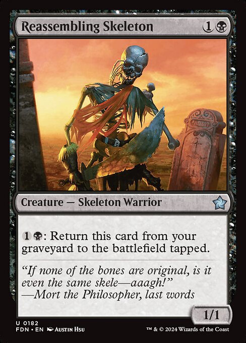 Reassembling Skeleton (FDN) — Nonfoil