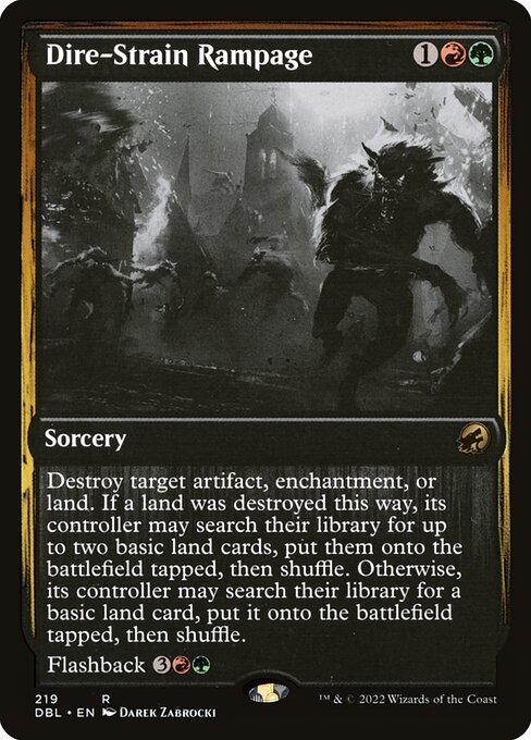 Dire-Strain Rampage (DBL) — Nonfoil