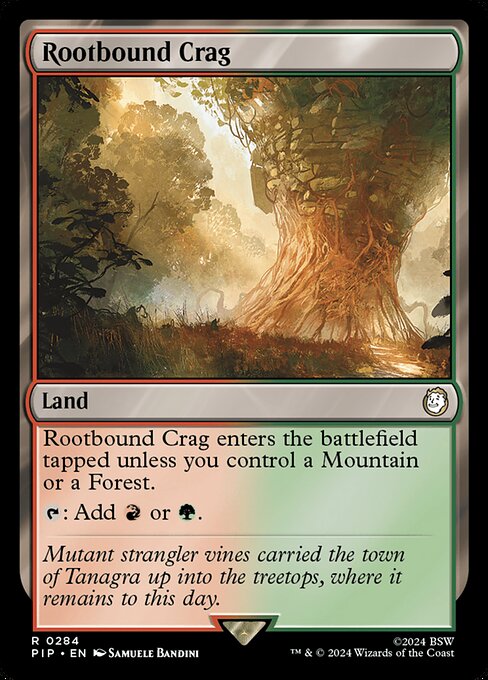 Rootbound Crag (PIP) — Nonfoil
