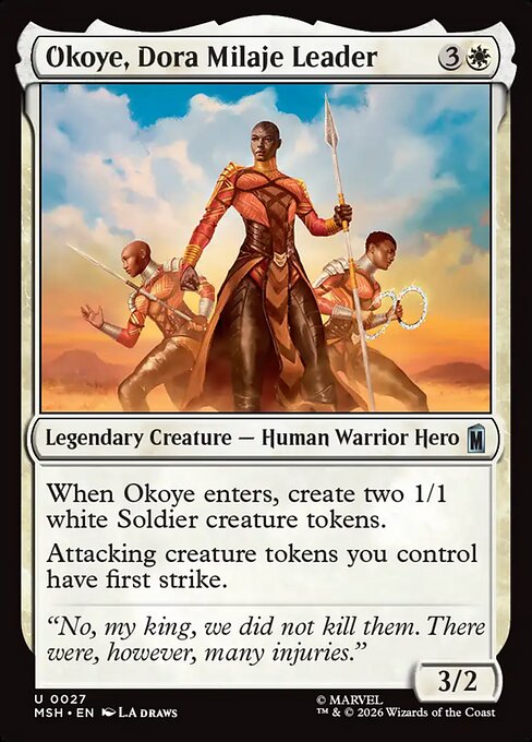 Okoye, Dora Milaje Leader (MSH) — Nonfoil