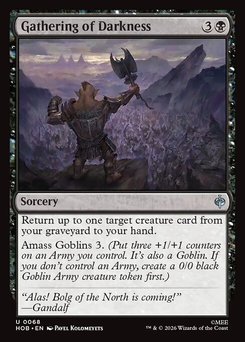 Gathering of Darkness (HOB) — Foil