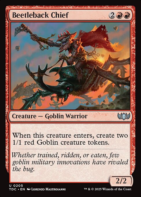 Beetleback Chief (TDC) — Nonfoil
