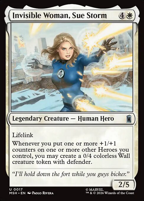 Invisible Woman, Sue Storm (MSH) — Nonfoil