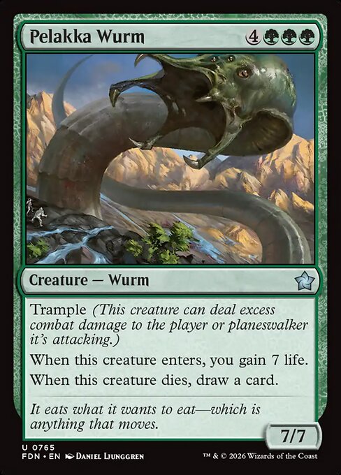 Pelakka Wurm (FDN) — Nonfoil
