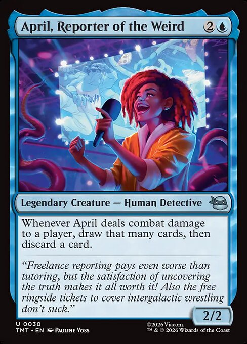 April, Reporter of the Weird (TMT) — Foil