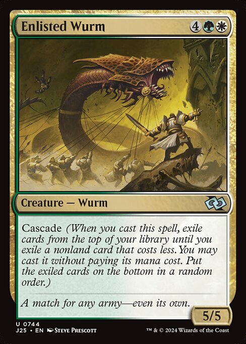 Enlisted Wurm (J25) — Nonfoil
