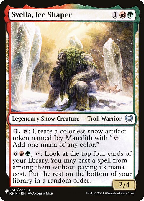 Svella, Ice Shaper (PLST) — Nonfoil