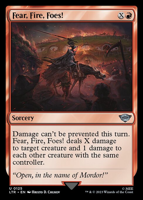 Fear, Fire, Foes! (LTR) — Nonfoil
