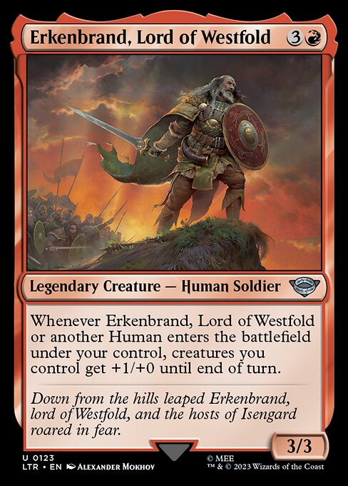 Erkenbrand, Lord of Westfold (LTR) — Foil