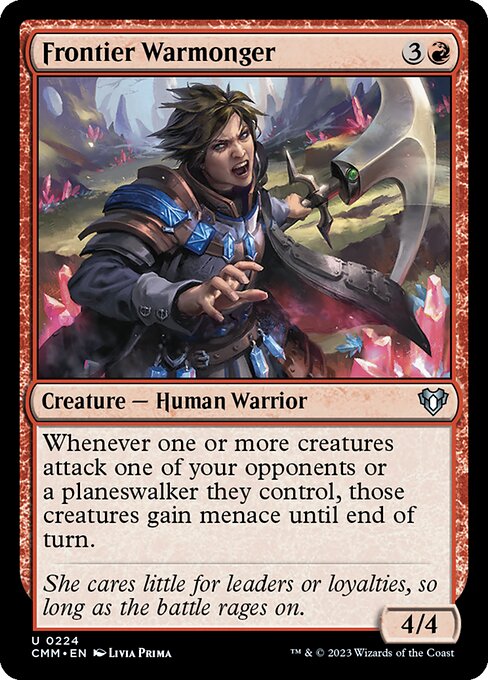 Frontier Warmonger (CMM) — Nonfoil