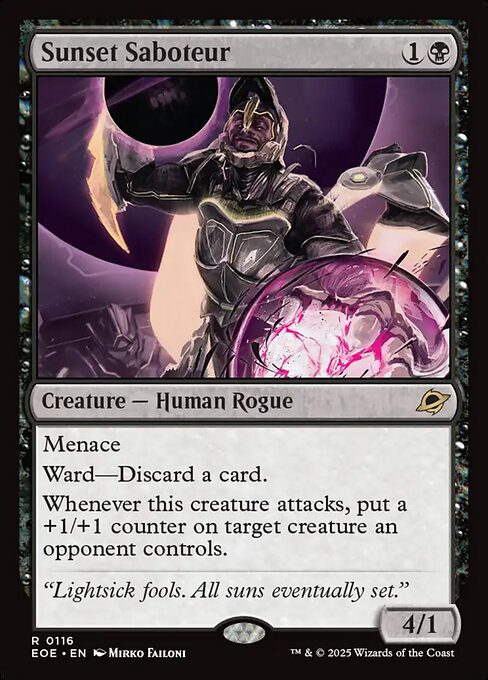 Sunset Saboteur (EOE) — Nonfoil