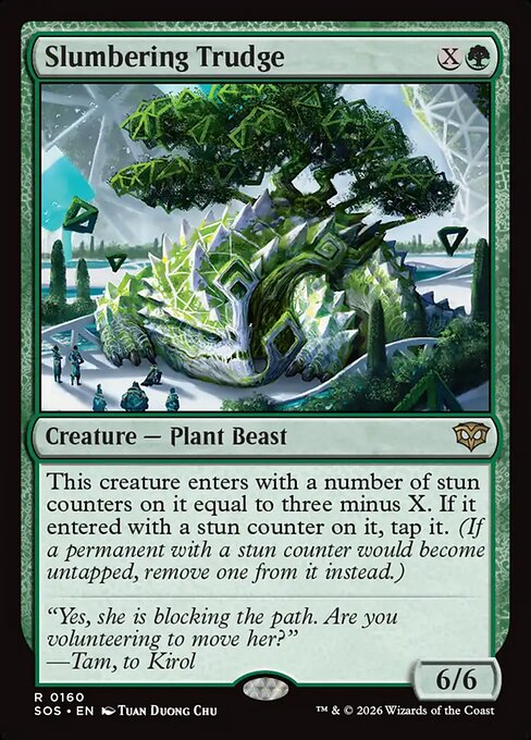 Slumbering Trudge (SOS) — Foil