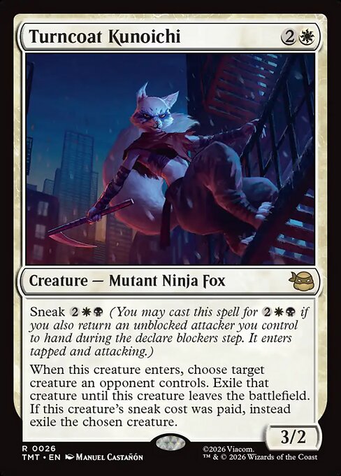 Turncoat Kunoichi (TMT) — Nonfoil