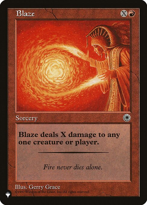 Blaze (PLST) — Nonfoil