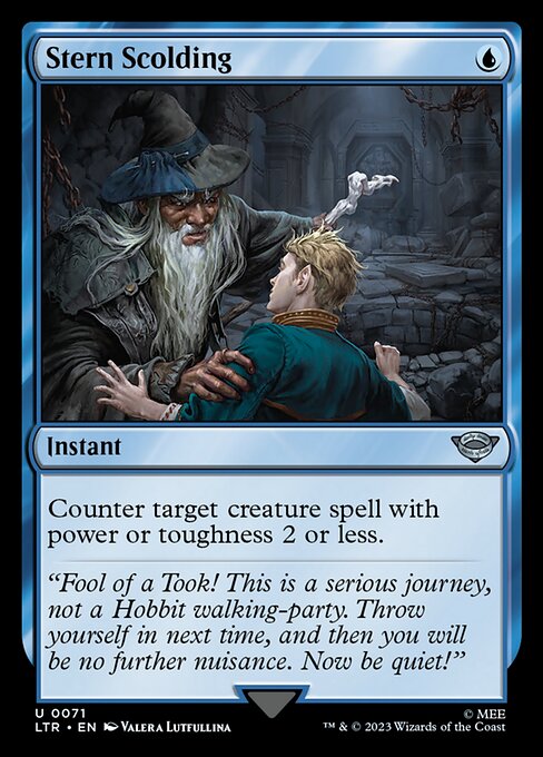 Stern Scolding (LTR) — Foil