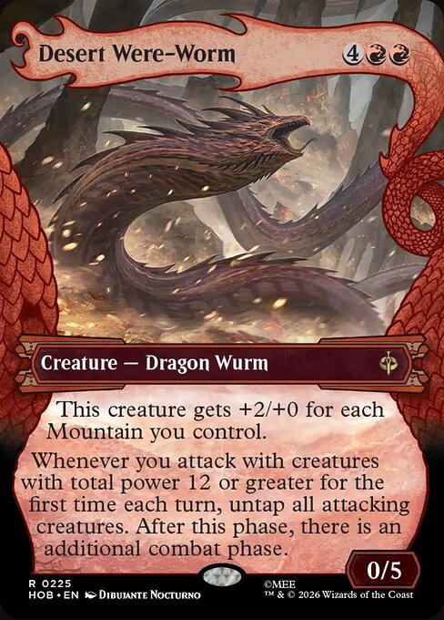 Desert Were-Worm (HOB) — Nonfoil