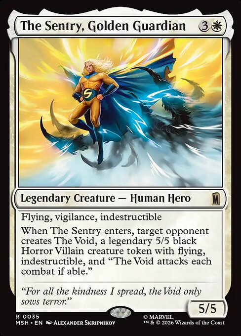 The Sentry, Golden Guardian (MSH) — Nonfoil